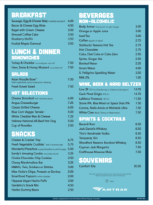 National Cafe Menu